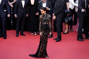 CANNES, FRANCE - MAY 15: Model Kendall Jenner attends the "From The Land Of The Moon (Mal De Pierres)" premiere during the 69th annual Cannes Film Festival at the Palais des Festivals on May 15, 2016 in Cannes, France. (Photo by Andreas Rentz/Getty Images)